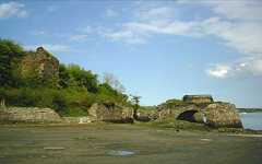 Le Minihic : ruines du moulin à marée